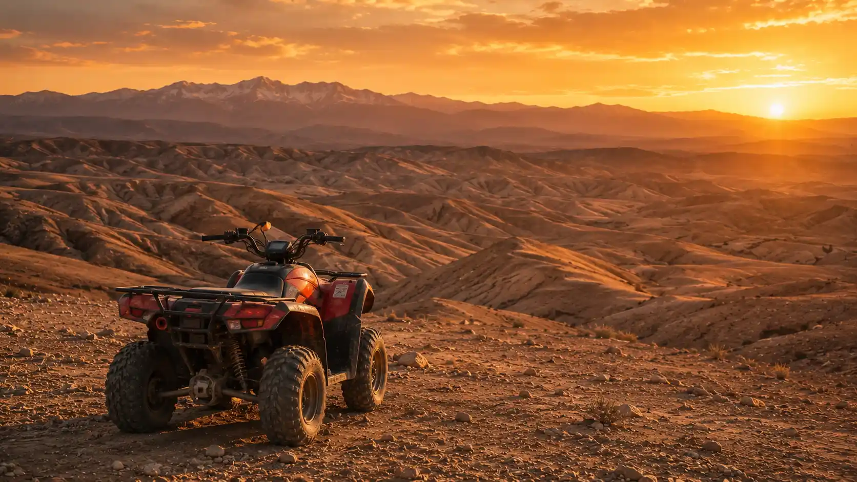 Best sunset experience in the Agafay Desert near Marrakech